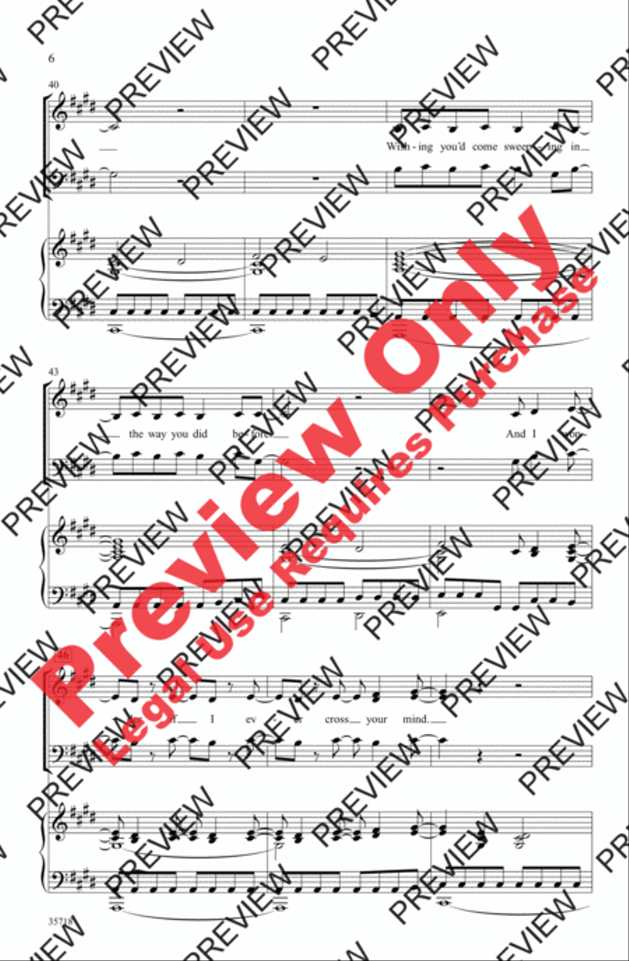 Need You Now 3-Part scores gallery preview page 6