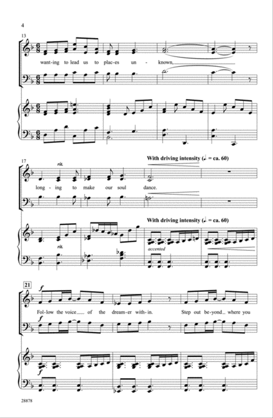 <br>Sheet music extract