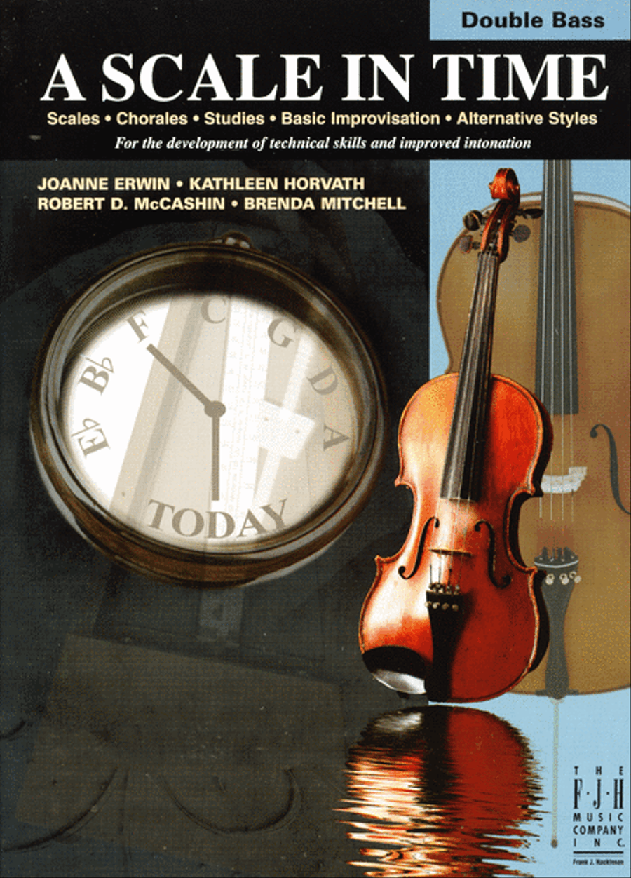 A Scale in Time, Double Bass Chamber Orchestra scores gallery preview page 1