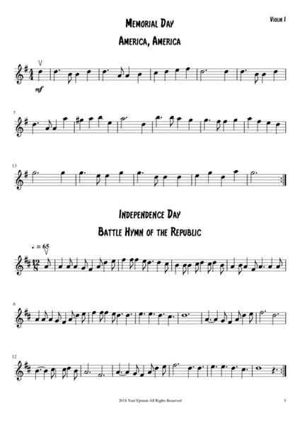 Open Strings Holidays: A Song for Every US Holiday for Beginning String Orchestra Parts image number null