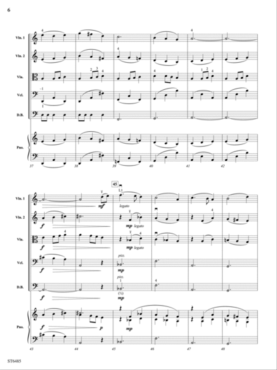 Land of Dragons: Score String Orchestra scores gallery preview page 6
