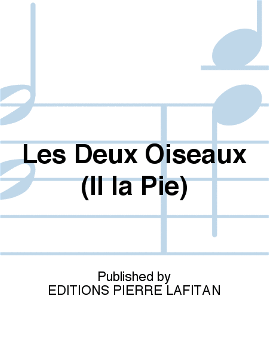 Les Deux Oiseaux (II la Pie) Flute Solo scores gallery preview page 1