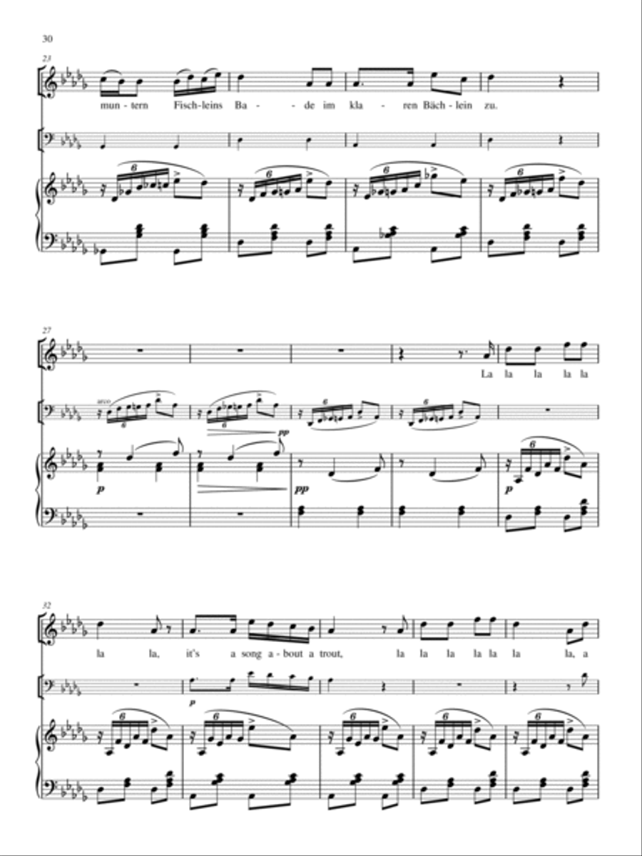 DIE Forelle! Soprano Voice scores gallery preview page 3