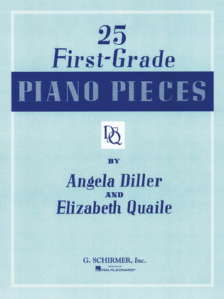 Book cover for 25 First Grade Piano Pieces