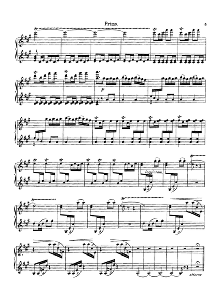 Rimsky-Korsakov Capriccio Espagnol, for piano duet(1 piano, 4 hands), PR835