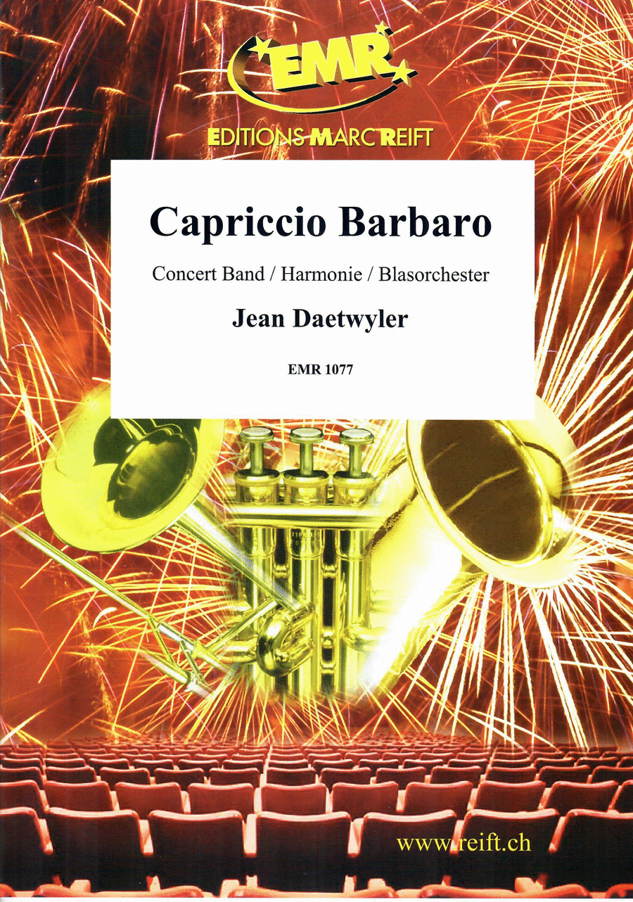 Capriccio Barbaro Concert Band scores gallery preview page 1
