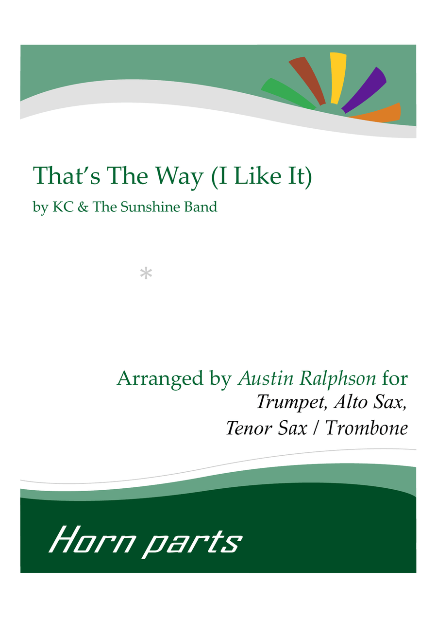 That's The Way (i Like It) Alto Saxophone scores gallery preview page 1