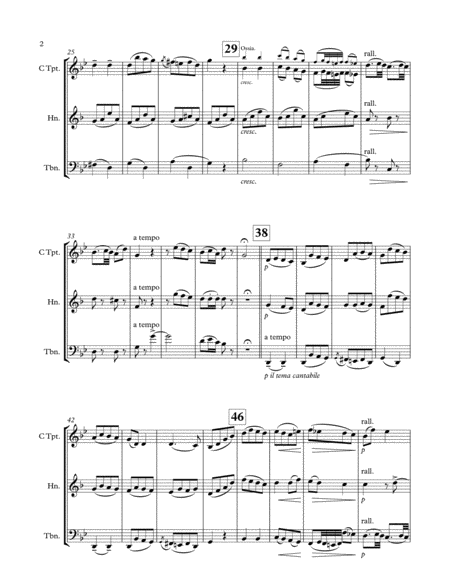 String Trio in G Minor for Brass Trio - Alexander Borodin image number null