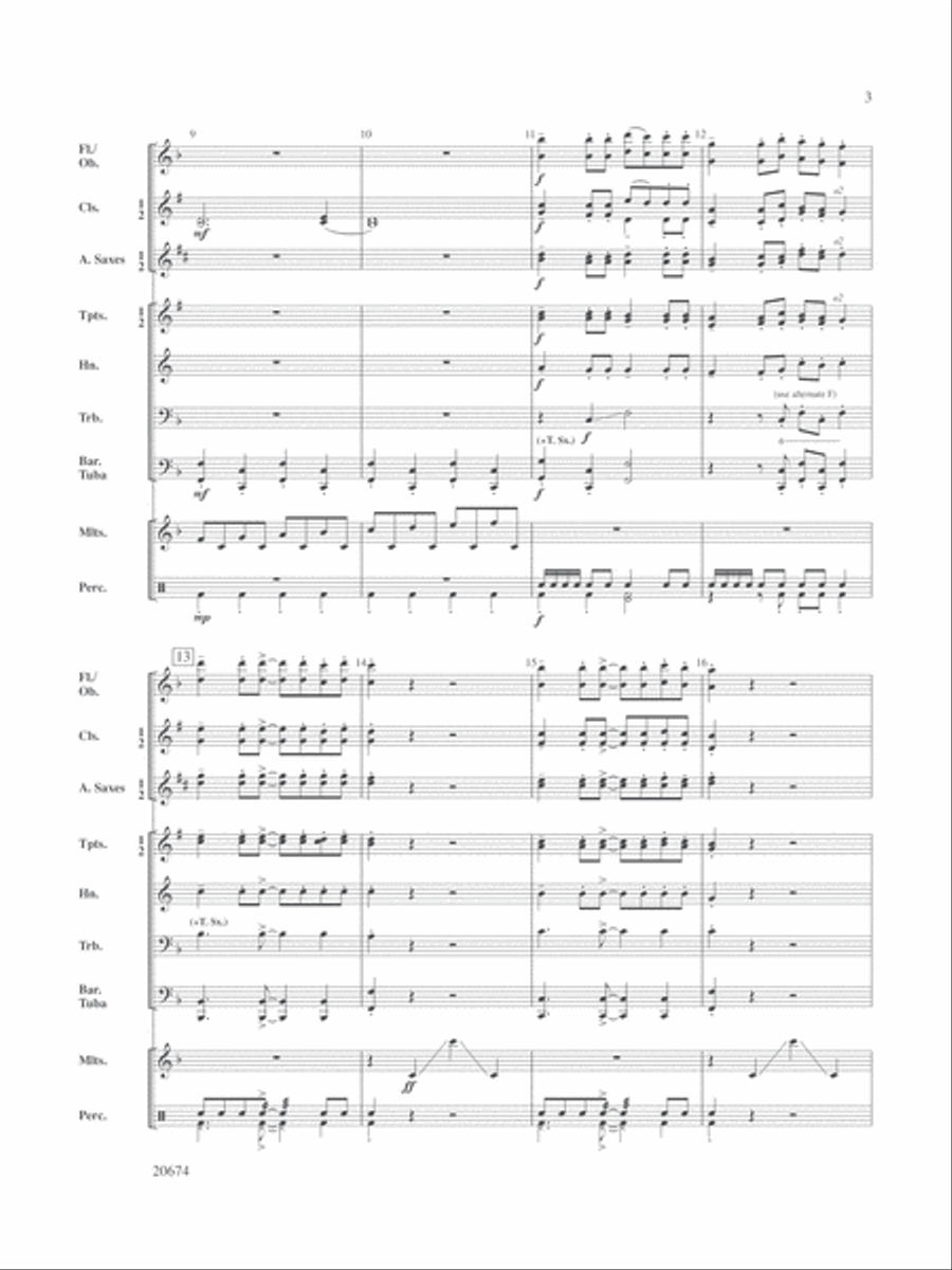 Mallet Maniacs: Score Mallet Maniacs: Score Concert Band scores gallery preview page 3