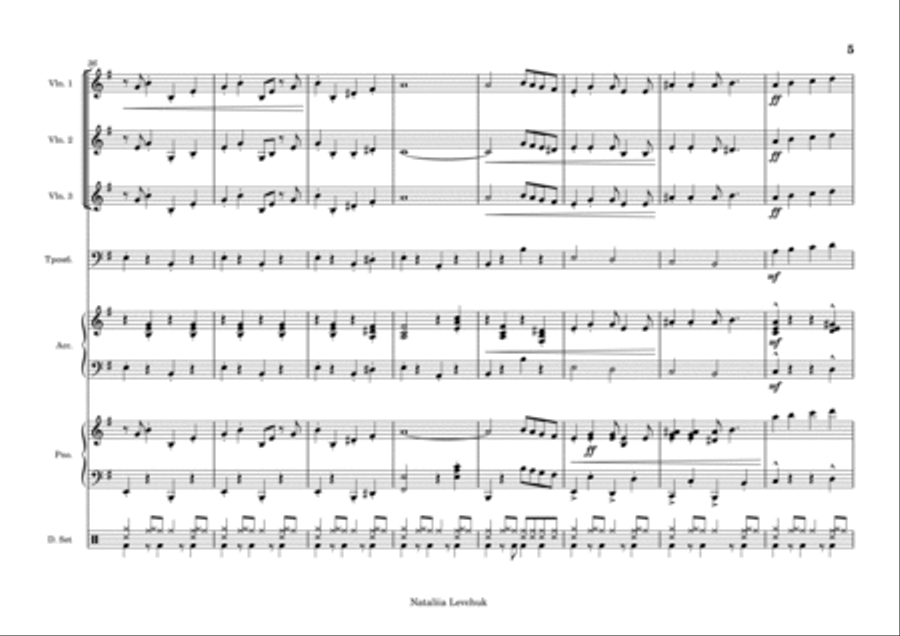 Puttin' on the ritz Small Ensemble scores gallery preview page 5