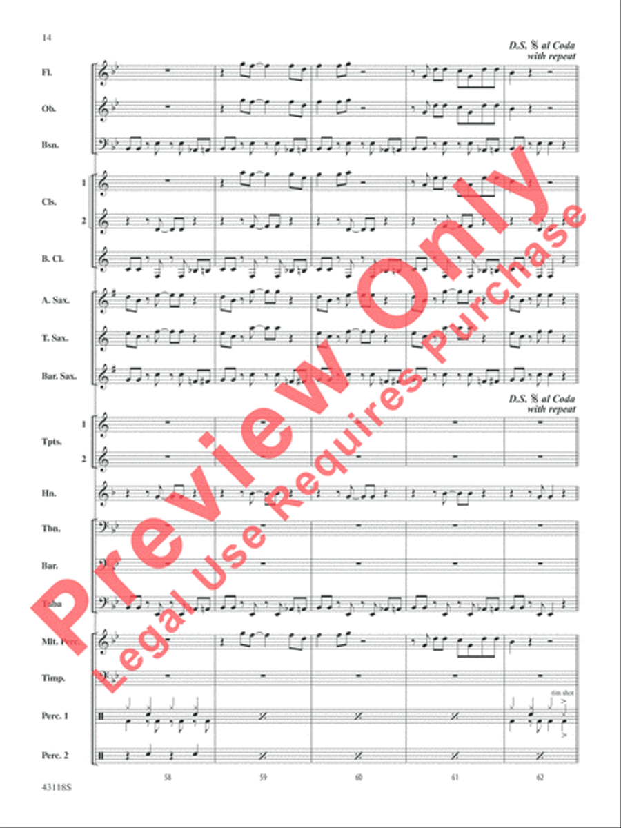 Domino Concert Band scores gallery preview page 15