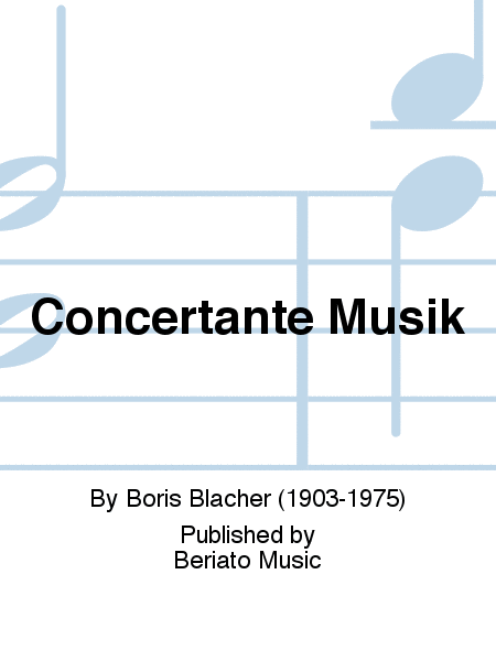 Concertante Musik