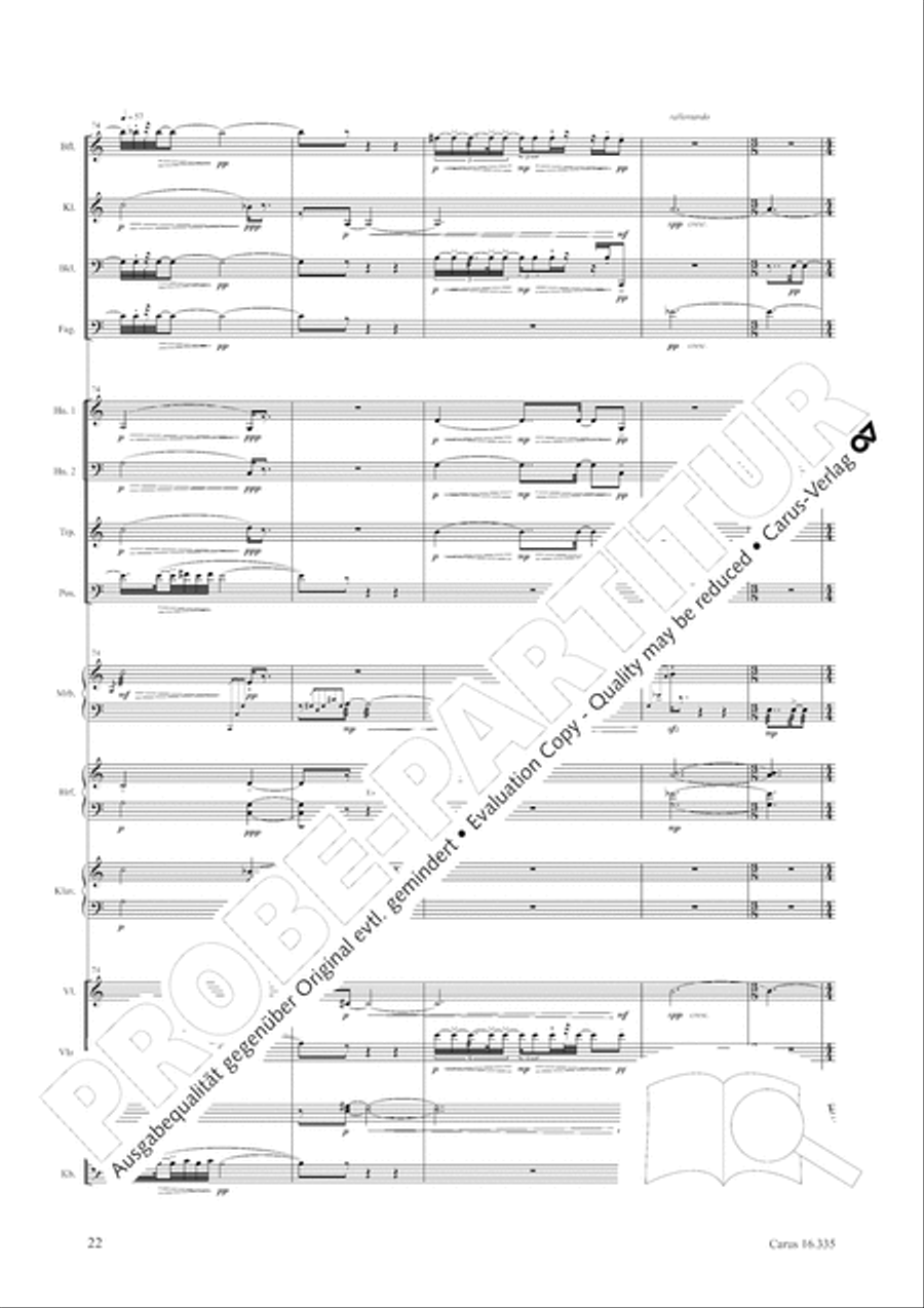 Esquisse: le froid Esquisse: le froid Orchestra scores gallery preview page 23
