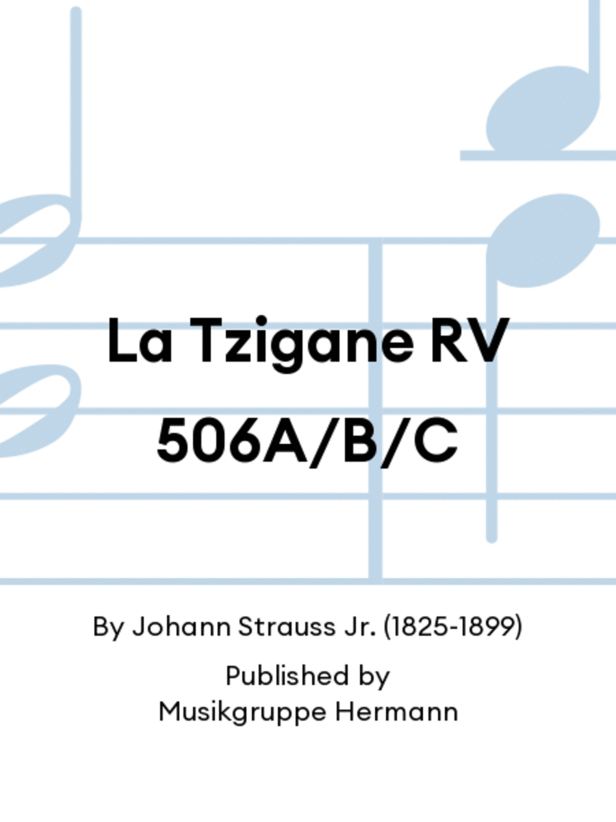 La Tzigane RV 506A/B/C Voice Solo scores gallery preview page 1