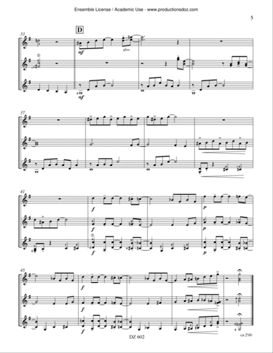 Fallabella / Monky Blues Guitar Ensemble scores gallery preview page 5