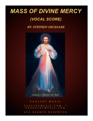 Mass of Divine Mercy (Vocal Score)