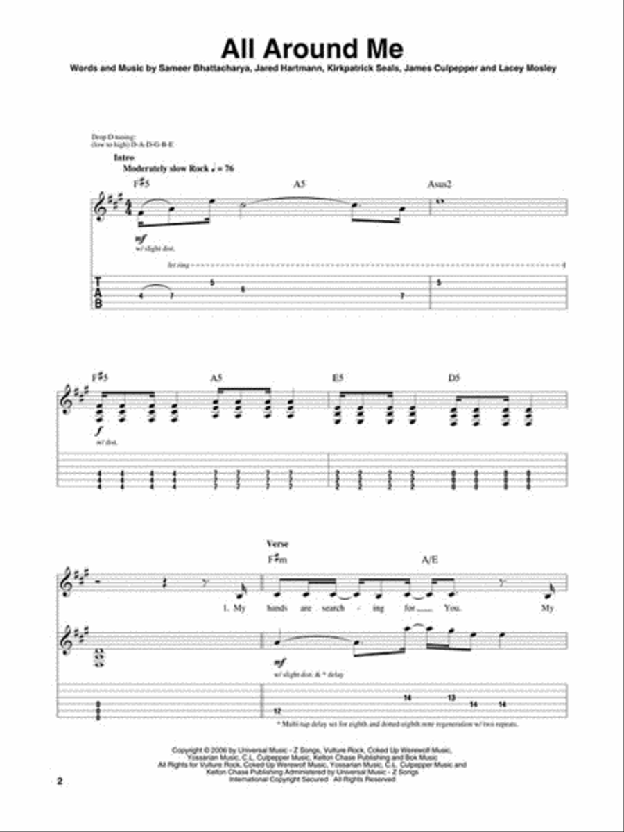 Christian Rock Christian Rock Guitar Tablature scores gallery preview page 4