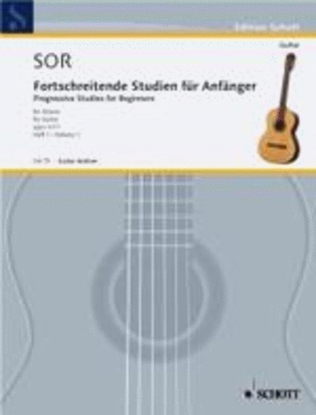 Book cover for Sor - 24 Progressive Studies Op 31 Vol 1 Guitar