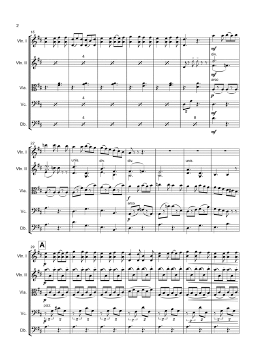 Two Novelettes String Orchestra scores gallery preview page 2