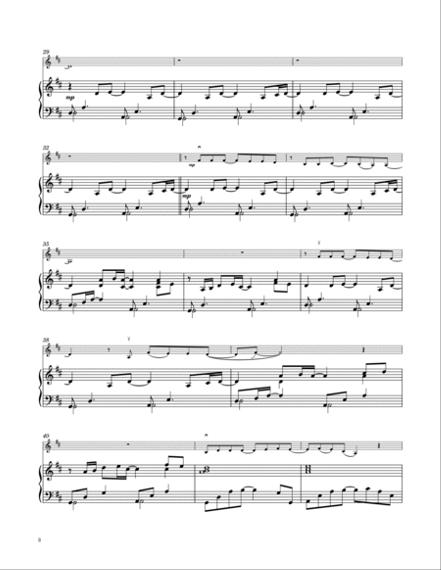 When You Say Nothing At All Violin Solo scores gallery preview page 4
