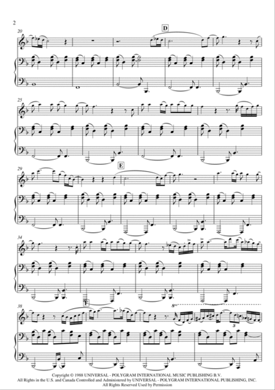 All I Want Is You Oboe scores gallery preview page 3