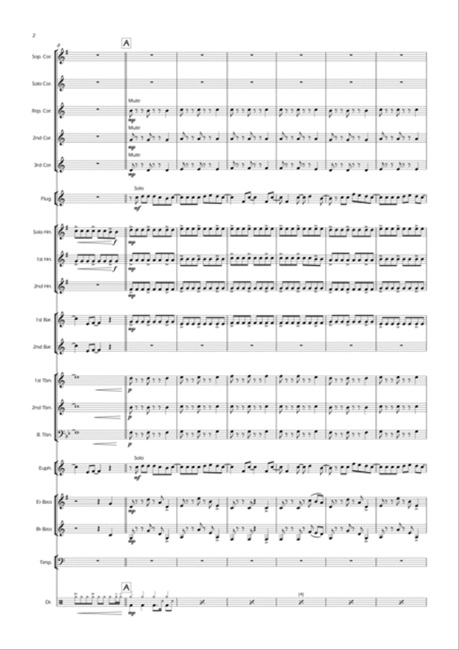 Rewrite The Stars Brass Band scores gallery preview page 2