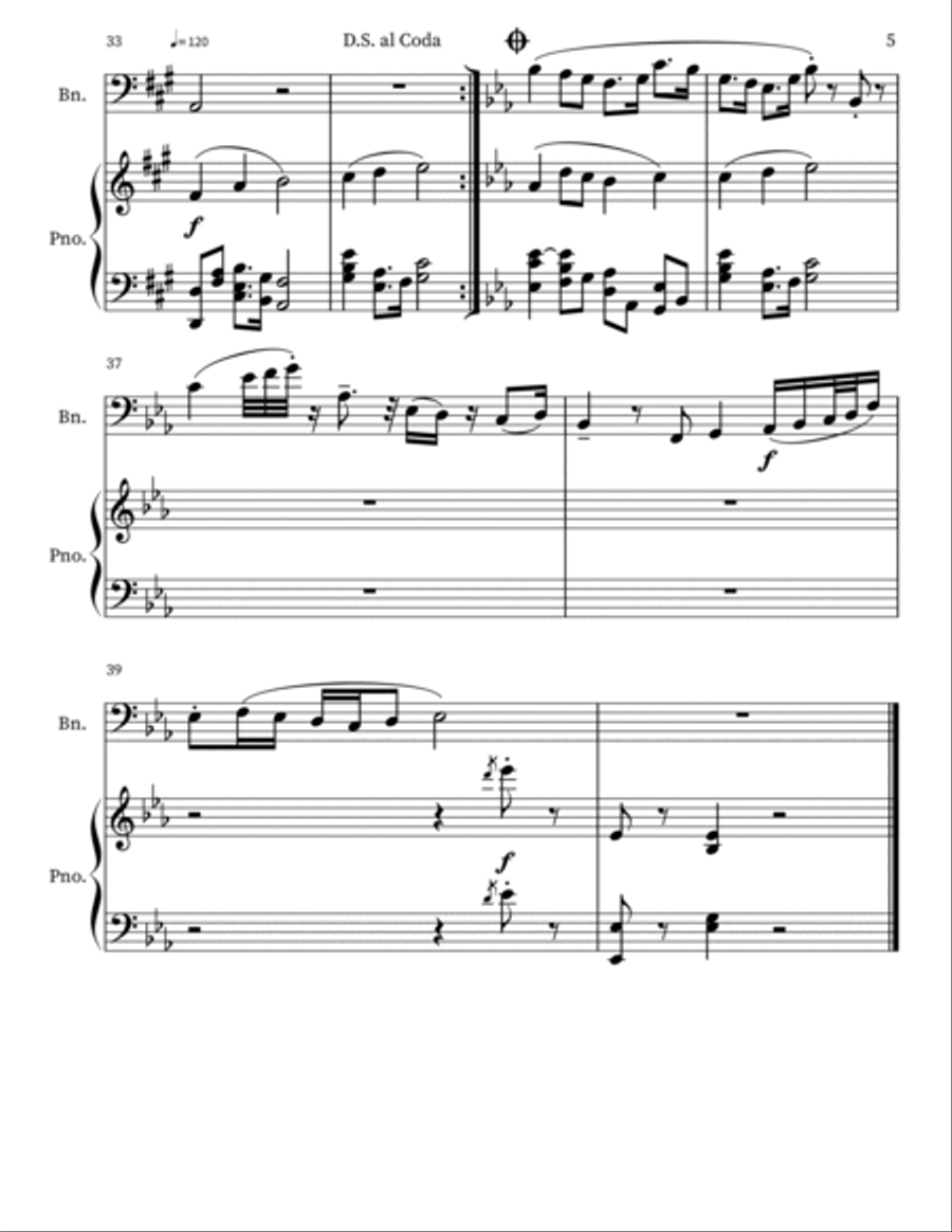 Bassooniful Bassooniful Woodwind Duet scores gallery preview page 5