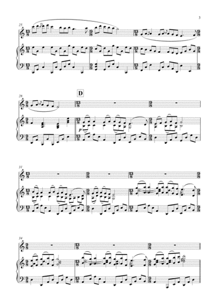 'Cradle song' (for flute and piano)