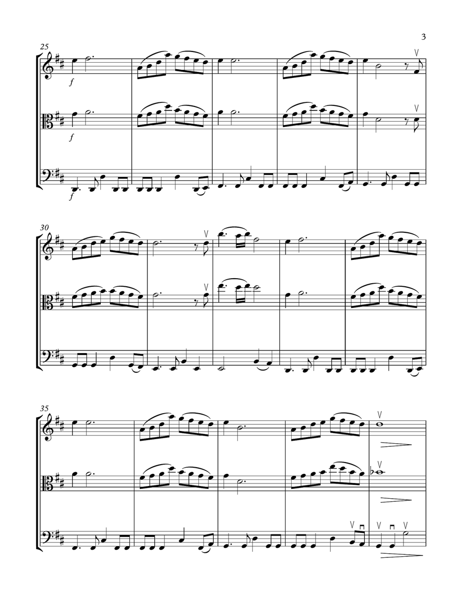 Speechless String Trio scores gallery preview page 3