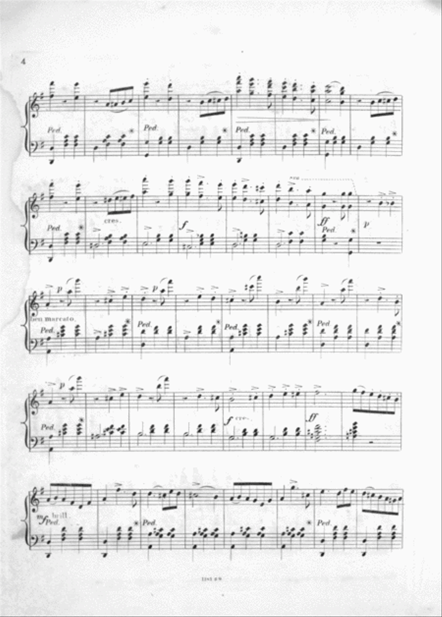 The Jewel of Spring Hill. Waltz Piano Solo scores gallery preview page 3