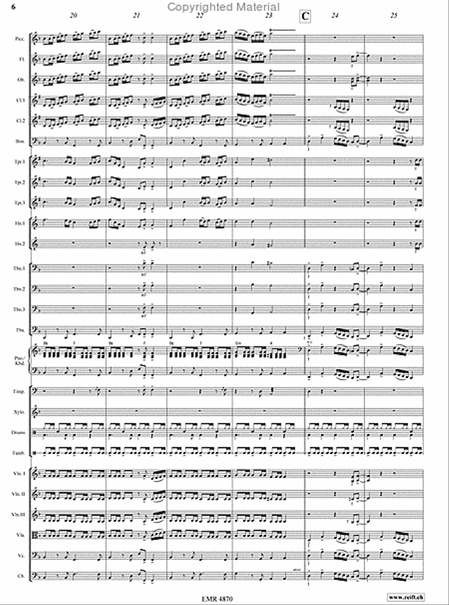 La Soupe Aux Choux Orchestra scores gallery preview page 6