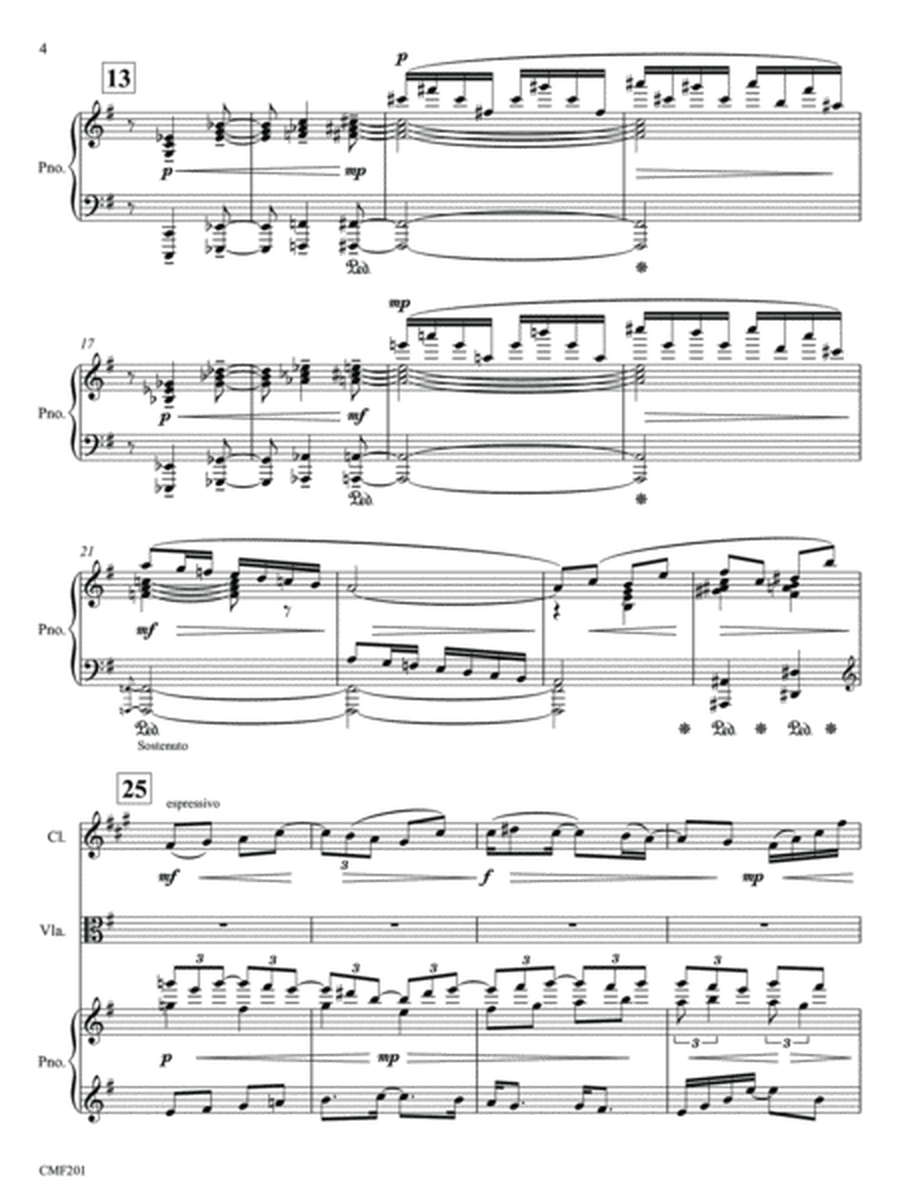 Trio for Clarinet, Viola and Piano image number null