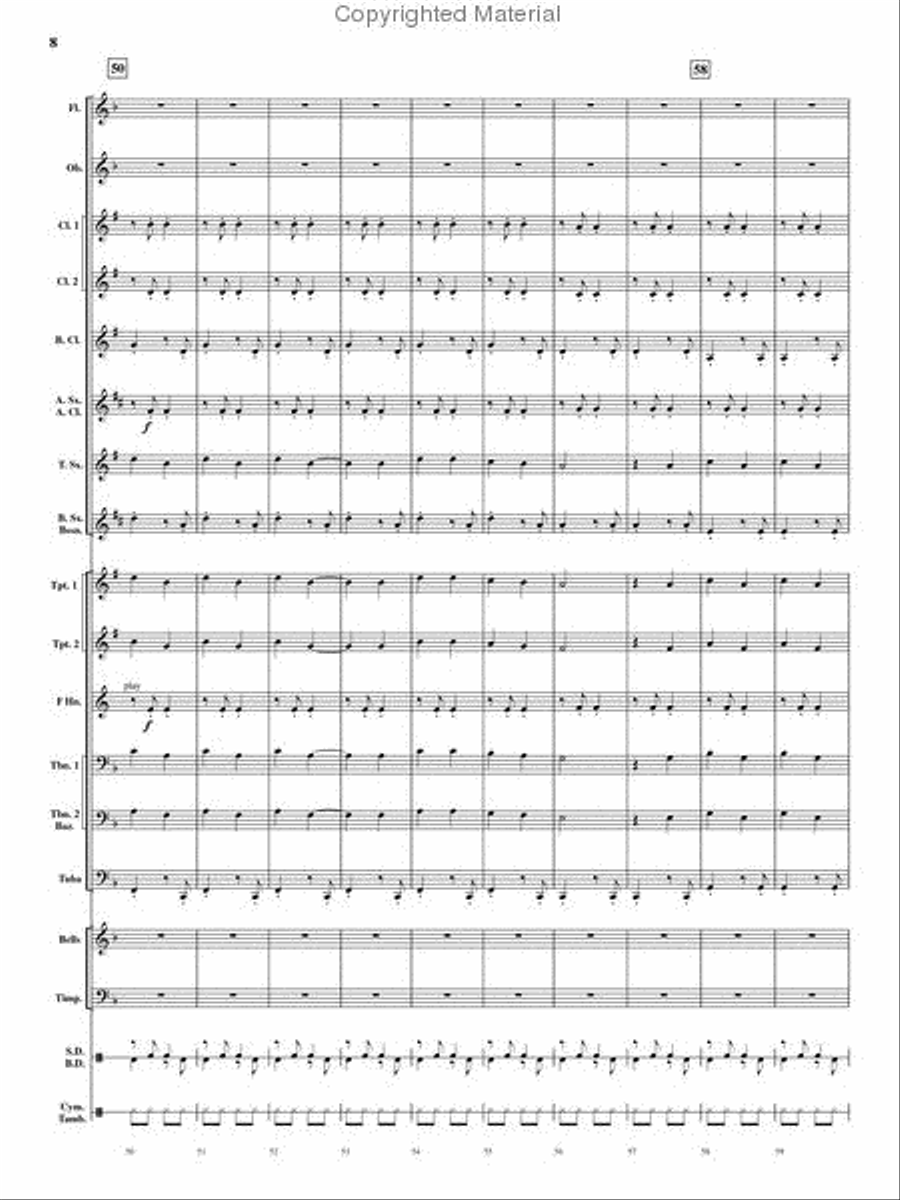 A Celebration of Hanukkah Concert Band scores gallery preview page 7