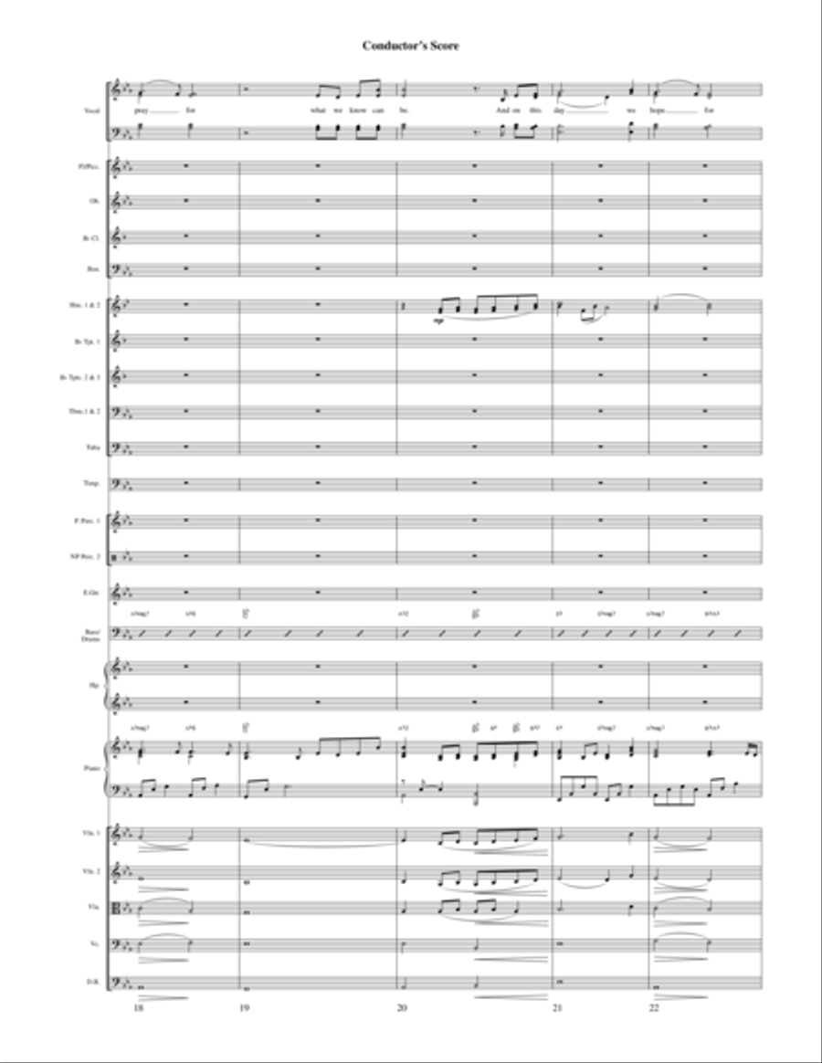 Thankful (arr. Mark Hayes) - Full Score Choir scores gallery preview page 4