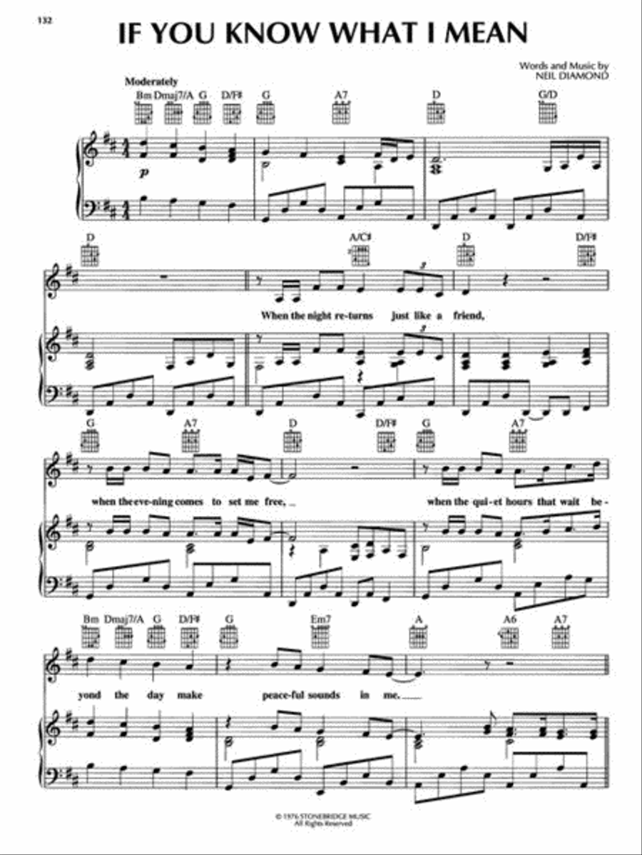 Neil Diamond – The Greatest Hits 1966-1992 Piano, Vocal, Guitar scores gallery preview page 8