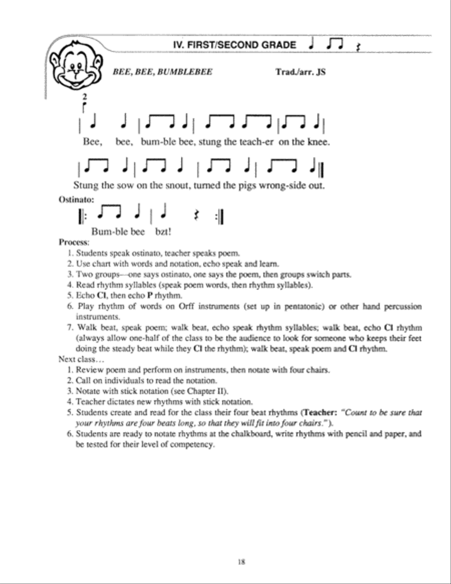 Monkey Business Unison Choir scores gallery preview page 4