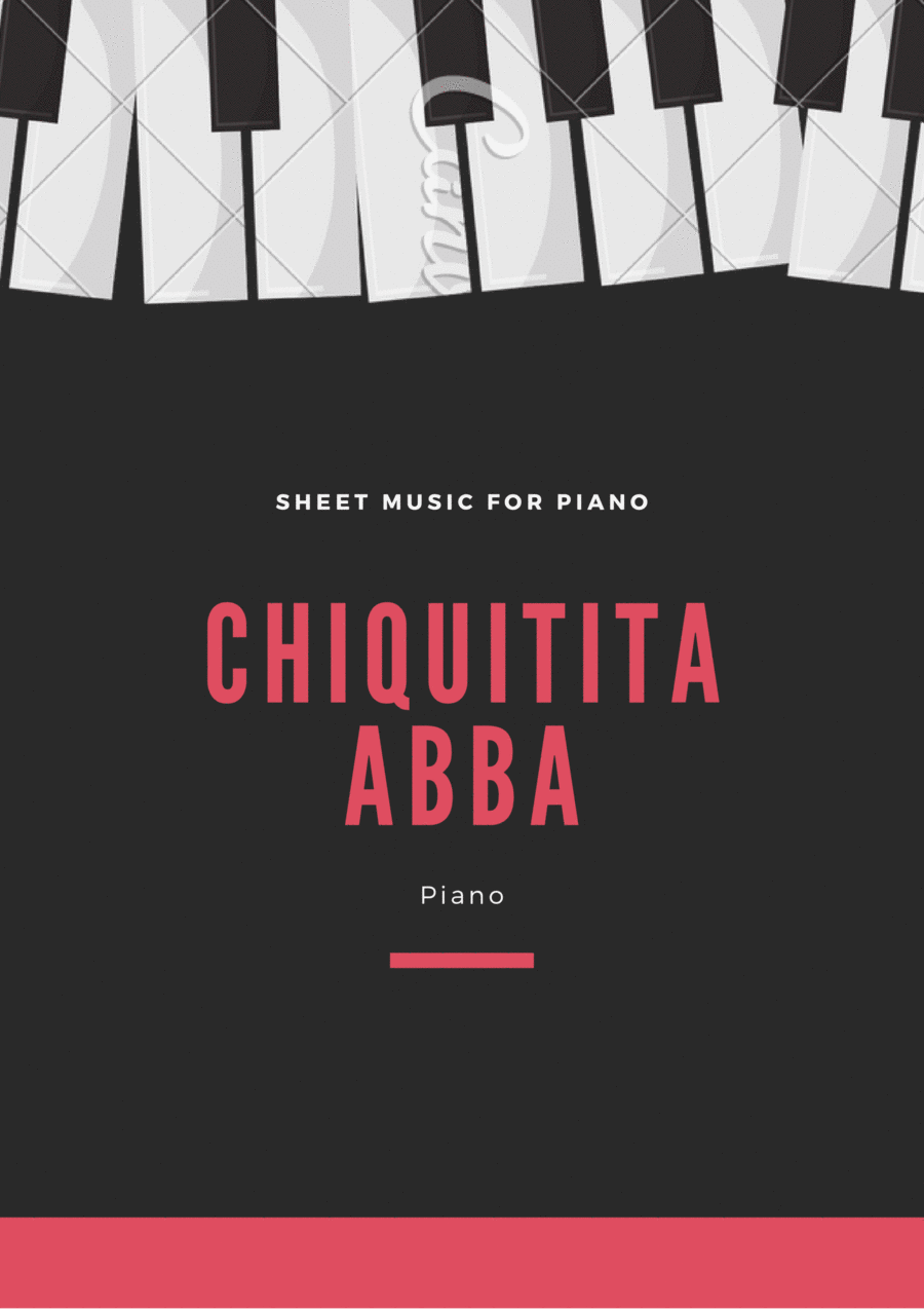 Chiquitita Piano Solo scores gallery preview page 1