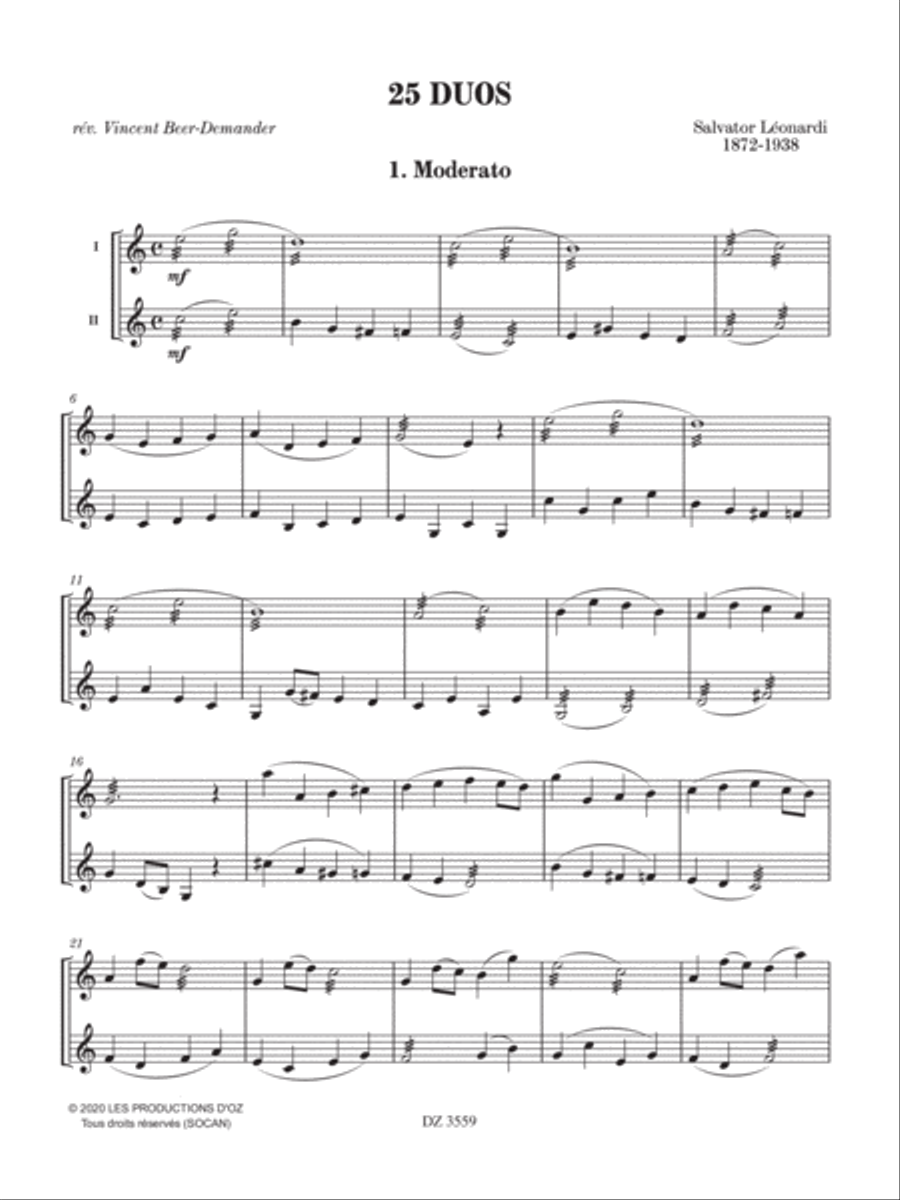 25 Duos Mandolin scores gallery preview page 2