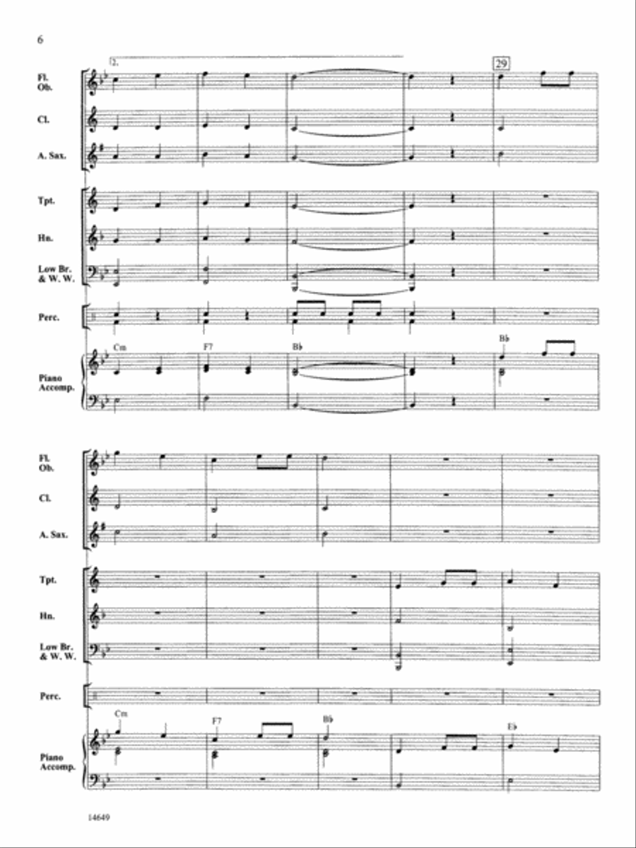 Bell Canyon March: Score Bell Canyon March: Score Concert Band scores gallery preview page 4