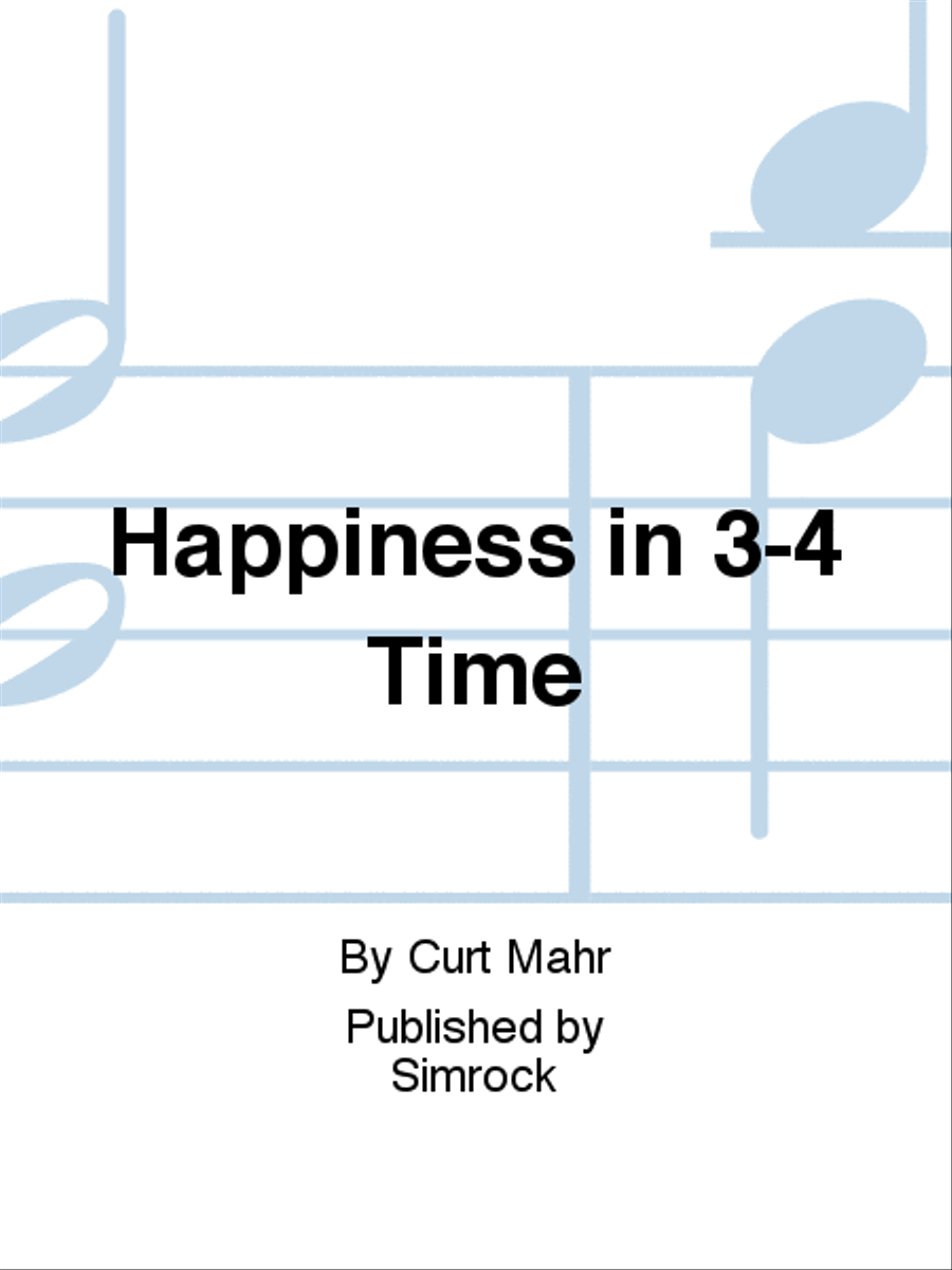 Happiness in 3-4 Time Happiness in 3-4 Time Accordion scores gallery preview page 1