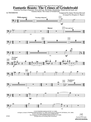 Fantastic Beasts: The Crimes of Grindelwald: 1st Trombone