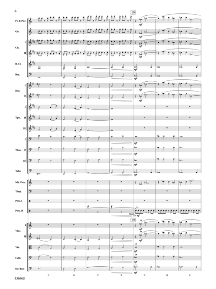 Sound Innovations Fanfare Full Orchestra scores gallery preview page 4