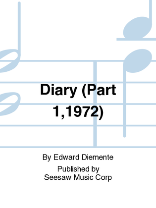 Diary (Part 1,1972)