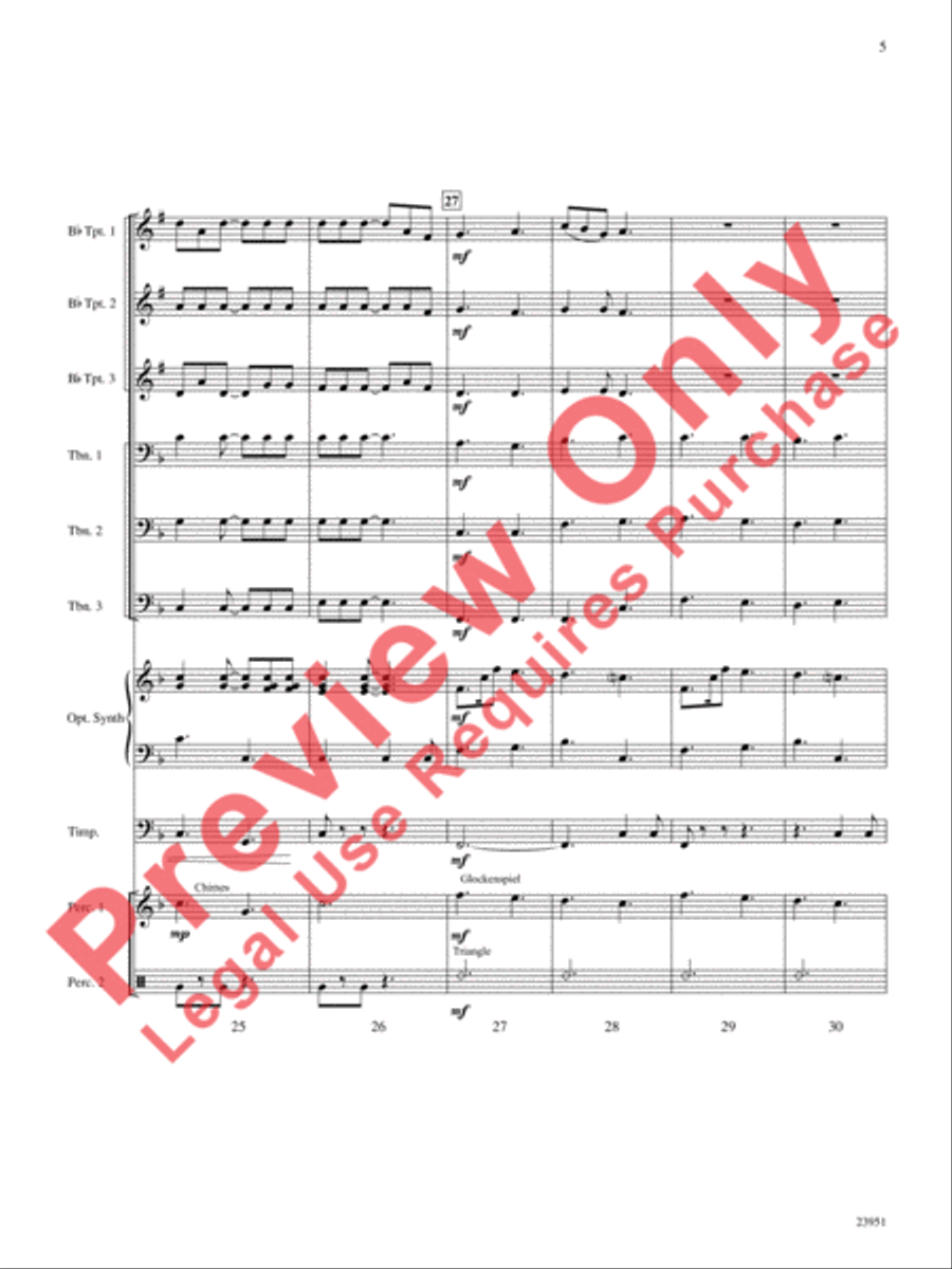 Alleluia Fanfare Alleluia Fanfare Choir scores gallery preview page 6