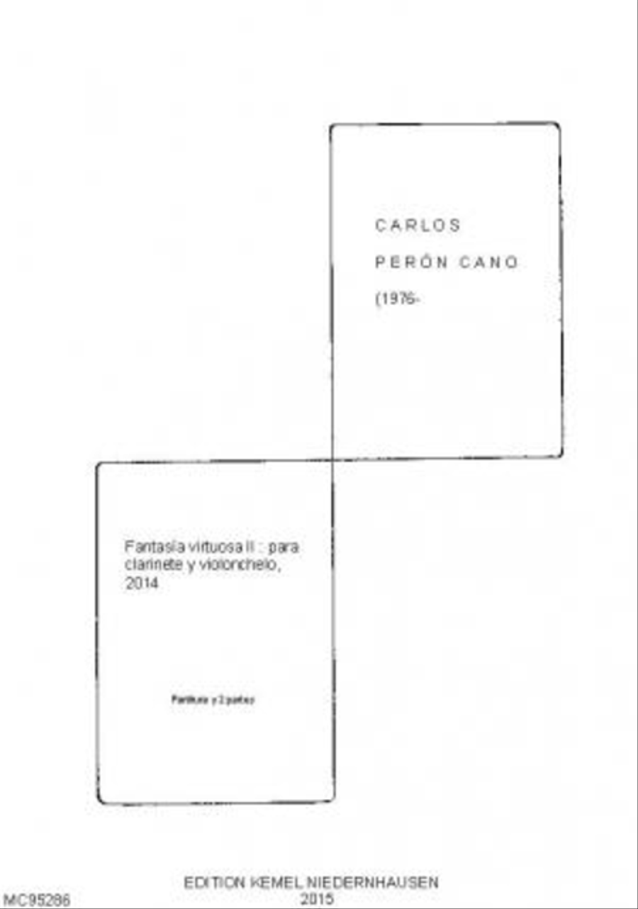 Fantasia virtuosa II Clarinet scores gallery preview page 1