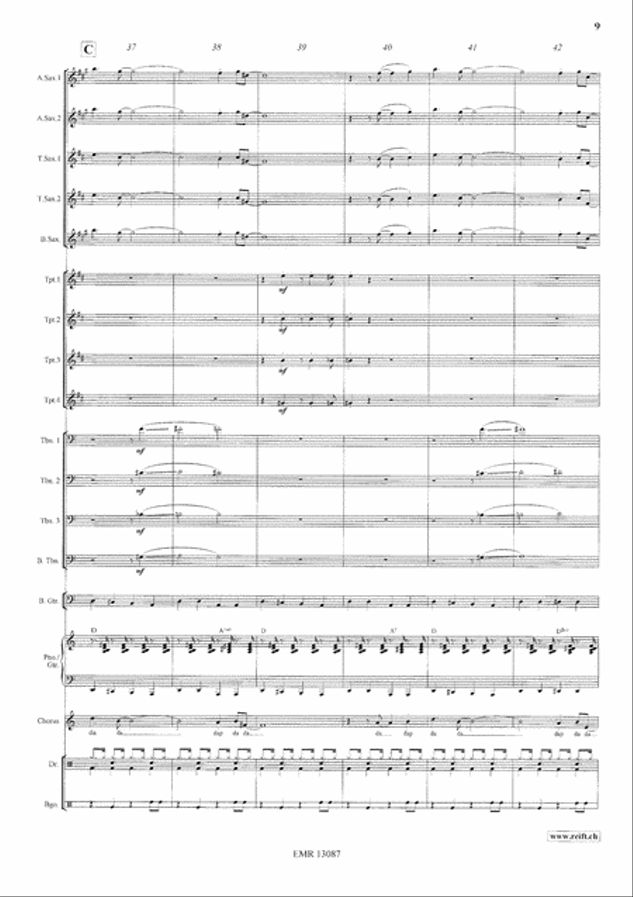 Swing And Jive Big Band scores gallery preview page 10