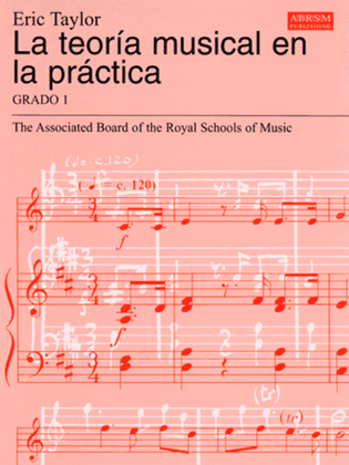 Book cover for La teoria musical en la practica Grado 1