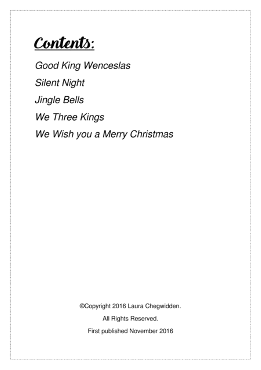 Christmastime Songs Easy Piano scores gallery preview page 2