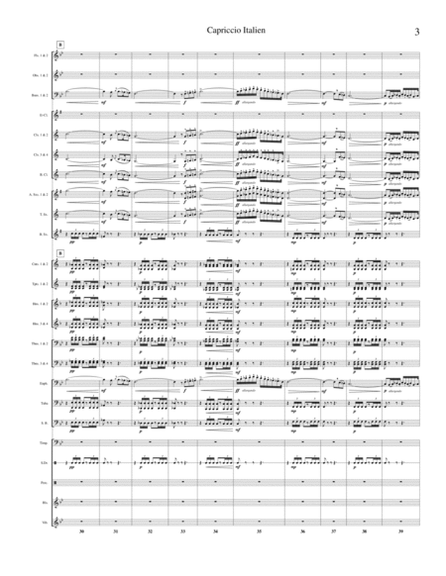 Capriccio Italien transcribed for Concert Band image number null