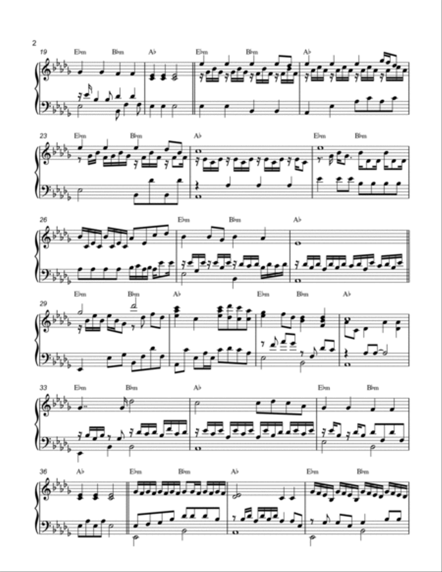 Le Temps Qui Passe Piano Solo scores gallery preview page 2